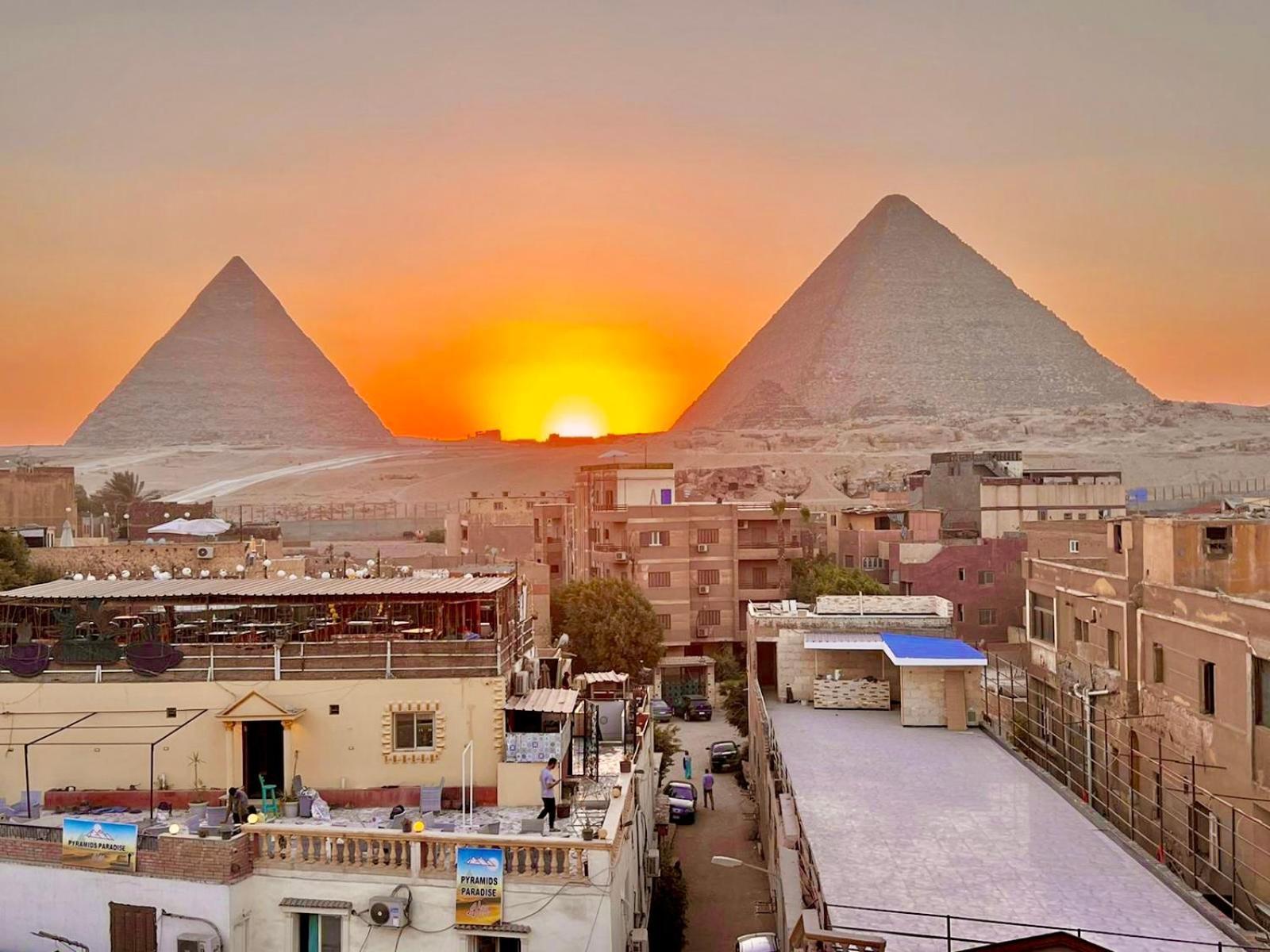 Cheops Pyramids Inn Kafret el-Gabal Exterior foto